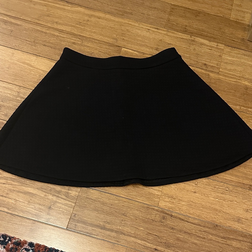 Classic Black Quilted Women's Skirt